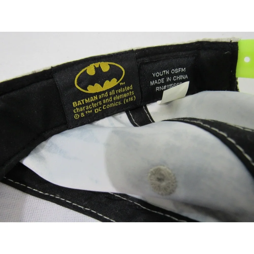 Batman Baseball Cap Snapback Hat Youth‎ Kids Warner Bros DC Comics